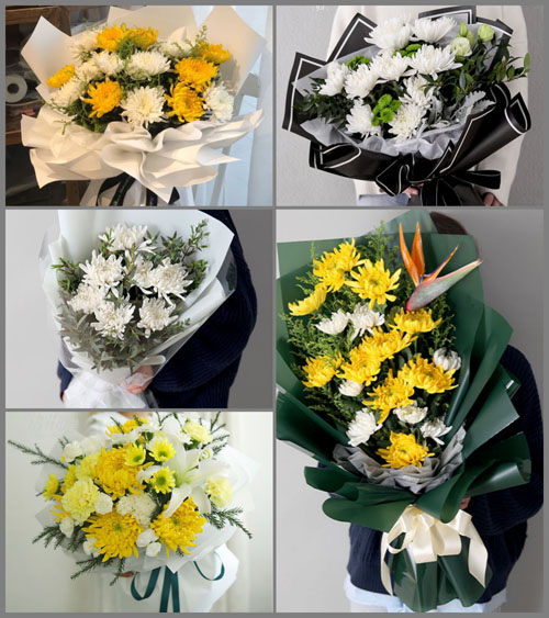 海南海口市龙华区龙泉镇美仁坡村白事花束代送